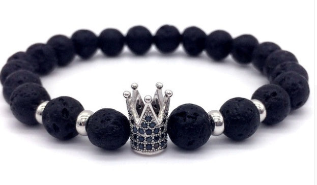 Men Black Pearl Bracelet