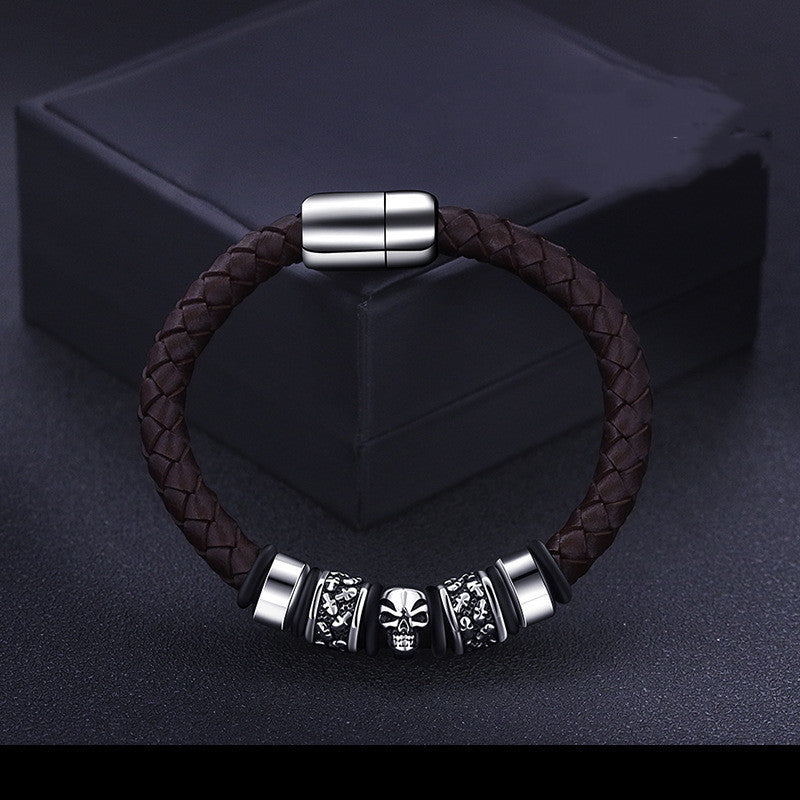 Devil Braided Hand Rope Men's Bracelet