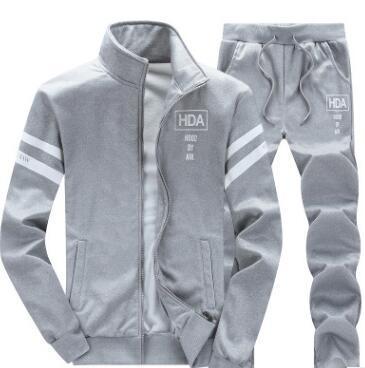 New Men Sweatshirt Jacket with B0ottom set