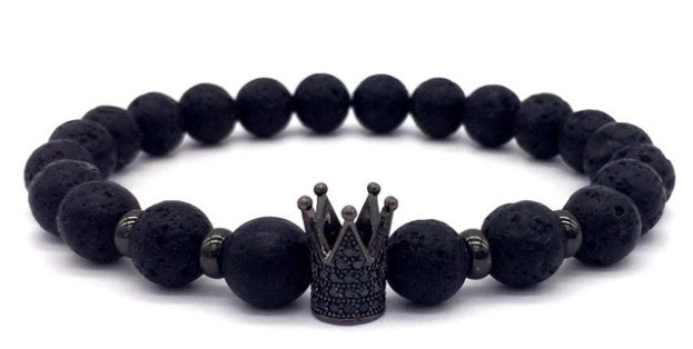 Men Black Pearl Bracelet