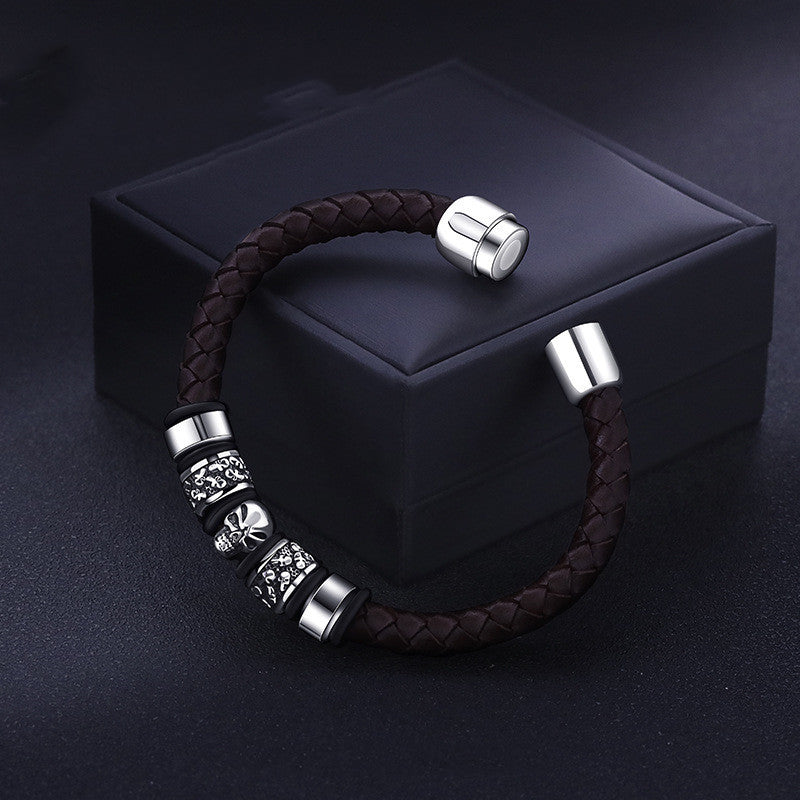 Devil Braided Hand Rope Men's Bracelet