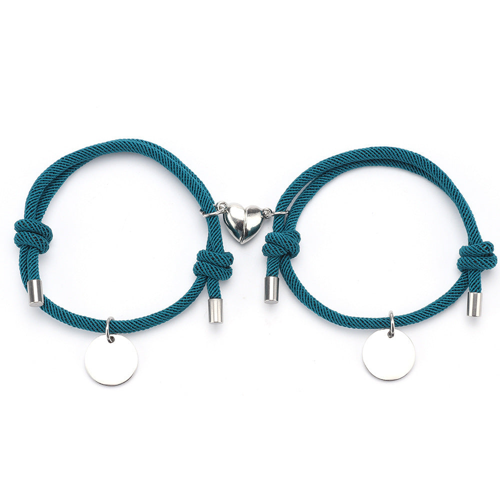 A Pair Of Men And Women Couple Bracelets