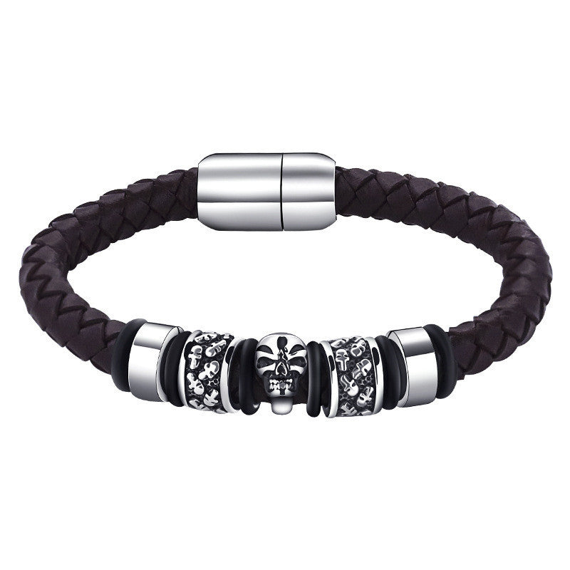 Devil Braided Hand Rope Men's Bracelet