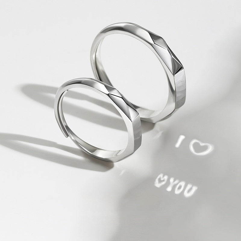 S925 Sterling Silver Ring showing Love