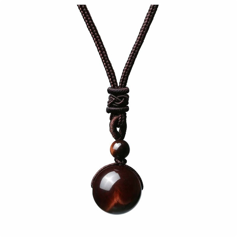 Natural Obsidian Pendant  For Men And Women