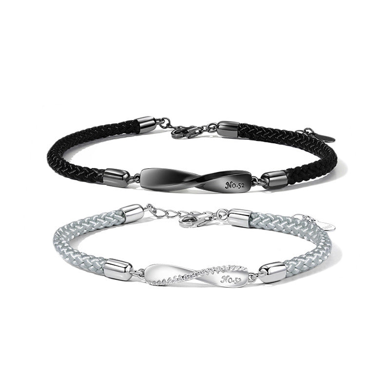 Couple Bracelets Sterling Silver For Men And Women