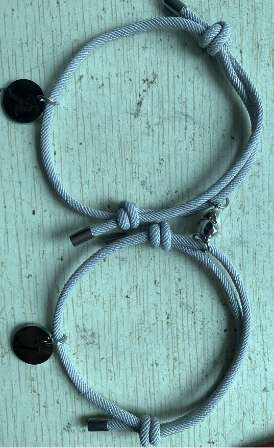 A Pair Of Men And Women Couple Bracelets