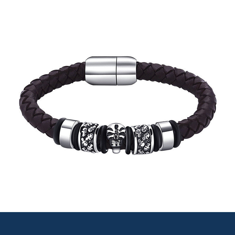 Devil Braided Hand Rope Men's Bracelet