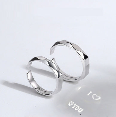 S925 Sterling Silver Ring showing Love