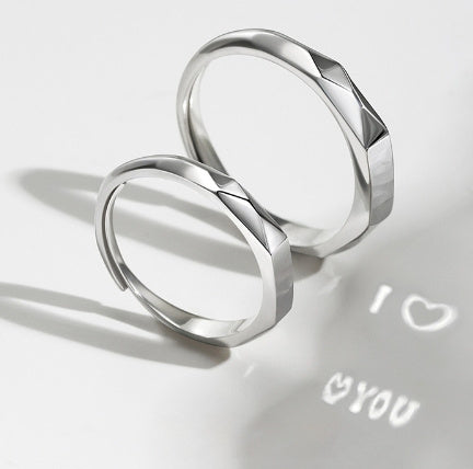 S925 Sterling Silver Ring showing Love